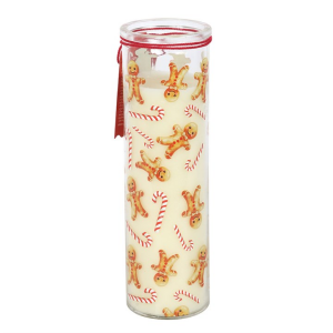 Candy Cane Warm Gingerbread Tube Candle - Image 3