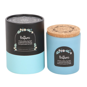 Beltane Orange Blossom Wheel of the Year Candle - Image 4