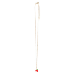 Best Teacher Apple Necklace on Greeting Card - Image 4