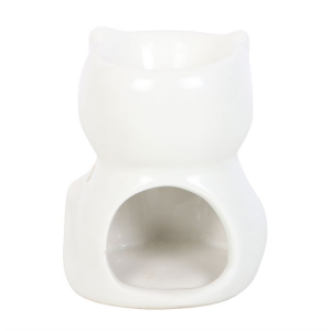 White Happy Cat Oil Burner - Image 4