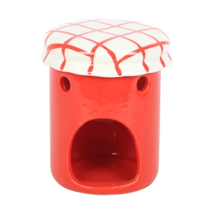 Strawberry Jam Jar Oil Burner and Wax Warmer - Image 4