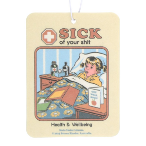 Sick of Your Shit Peach Air Freshener by Steven Rhodes - Image 4