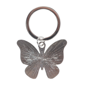 Silver Butterfly Keyring - Image 4