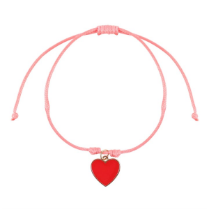 Pair of Besties Enamel Heart Charm Bracelets - Image 4
