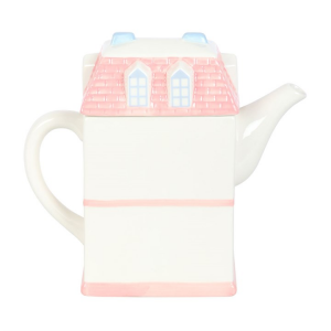 Pastel House Shaped Teapot - Image 4
