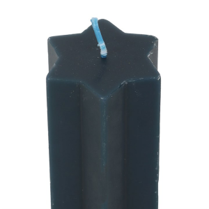 Navy Starry Night Star Shaped Taper Candle - Image 4