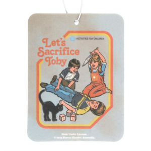 Let's Sacrifice Toby Vanilla Air Freshener by Steven Rhodes - Image 4