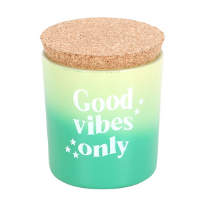 Good Vibes Only Mandarin & Bergamot Candle - Image 4