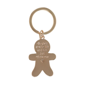 Gingerbread Man Keyring - Image 4