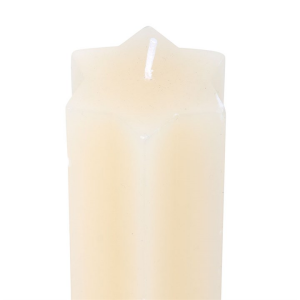Cream Starry Night Star Shaped Taper Candle - Image 4