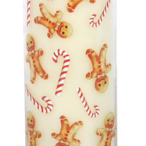 Candy Cane Warm Gingerbread Tube Candle - Image 4