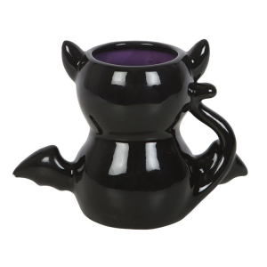 Cute and Creepy Bat Cat Mug - Image 4
