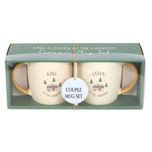 Camping King and Queen Couples Mug Set - Image 4
