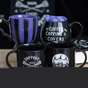 Purple Striped Bat Wing Teacup - Image 5