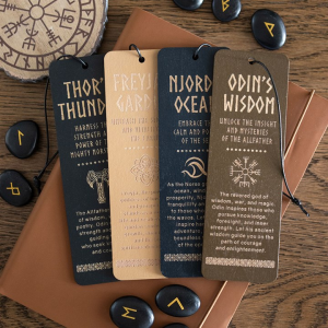 Odin's Wisdom Wooden Bookmark - Image 5