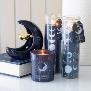 Moon Phase Wild Blueberry & Vanilla Tube Candle - Image 5