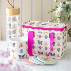 Floral Bug Print Lunch Bag - Image 5