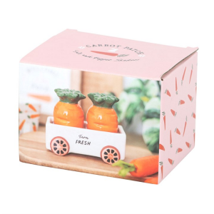 Carrot Salt and Pepper Shakers in Wagon - Image 5