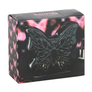 Black Cut-Out Butterfly Oil Burner - Image 5