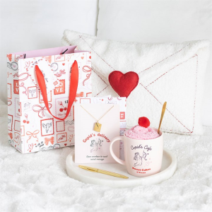 Valentine Postage Stamp Print Gift Bag - Image 5
