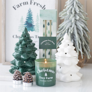 White Fir Tree Oil Burner and Wax Warmer - Image 6