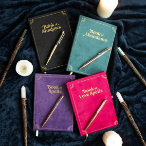 Book of Shadows Journal with Black Obsidian Crystal Pen - Image 6