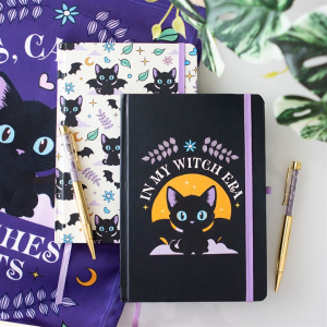 Cute and Creepy Print A5 Notebook with Amethyst Pen - Image 6