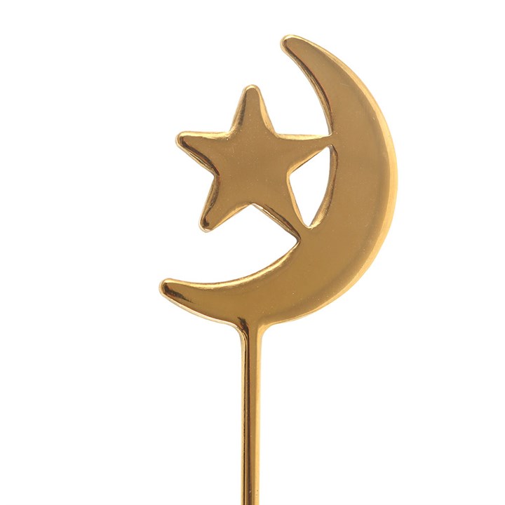 Set of 4 Star and Moon Teaspoons - Image 3