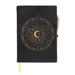 Astrology Wheel Journal with Black Obsidian Pen - Image 2