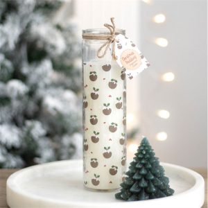 Christmas Pudding Tube Candle - Image 4