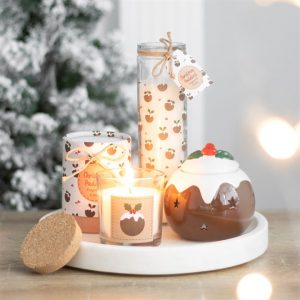 Christmas Pudding Tube Candle - Image 5