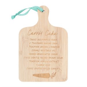 Carrot Cake Recipe Bamboo Serving Board - Image 2
