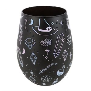 Crystal Witch Print Stemless Glass - Image 3