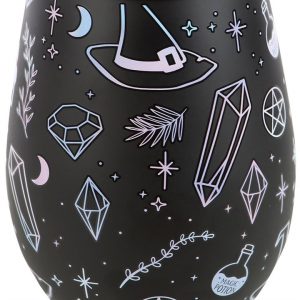 Crystal Witch Print Stemless Glass - Image 4