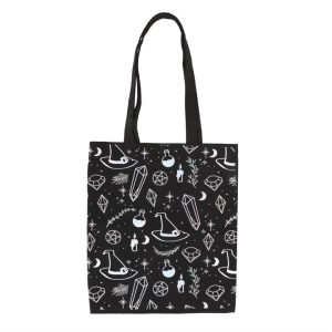 Crystal Witch Print Polycotton Tote Bag - Image 2