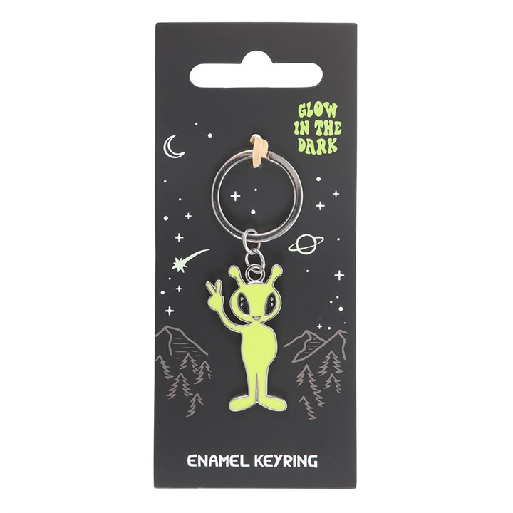 Glow in the Dark Alien Keyring - Image 2