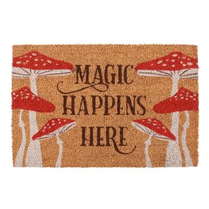 Natural Magic Happens Here Mushroom Doormat - Image 2