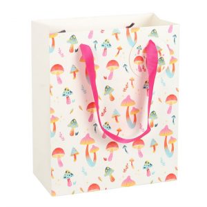 23cm Medium Funky Fungi Mushroom Print Gift Bag - Image 2
