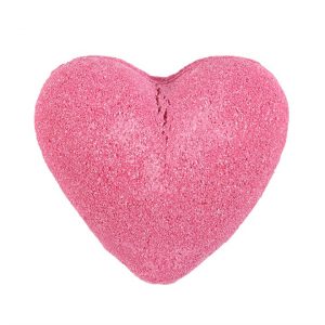 Love Yourself Heart-Shaped Cherry Bath Bomb - Image 3