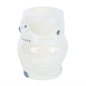 Owl Shaped Iridescent Oil Burner - Image 3