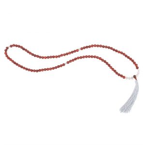 Stress Less Rosewood & Clear Quartz Mallah Necklace - Image 4