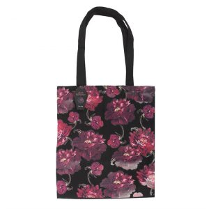 Dark Romance Floral Print Tote Bag - Image 2