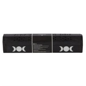 Triple Moon Wooden Sage Incense Box Set - Image 2