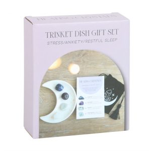 Stress Healing Crystal Set with Moon Trinket Dish - Image 4