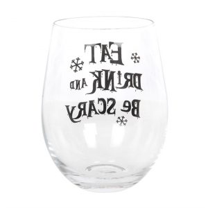 Eat, Drink & Be Scary Stemless Glass - Image 2