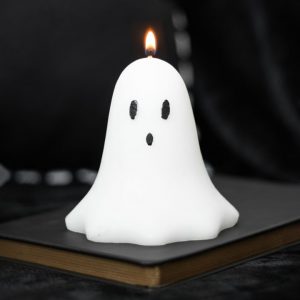 10cm Unscented Ghost Candle - Image 5