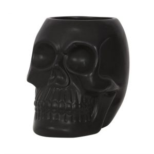 Black Skull Plant Pot - Image 2