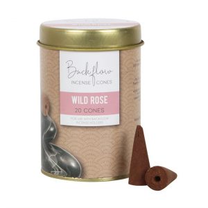 6 Tins of Elements Wild Rose Jumbo Backflow Cones - Image 2