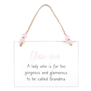 Glam-ma Hanging Sign