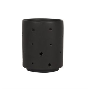 Small Black Triple Moon Cut Out Tealight Holder - Image 2
